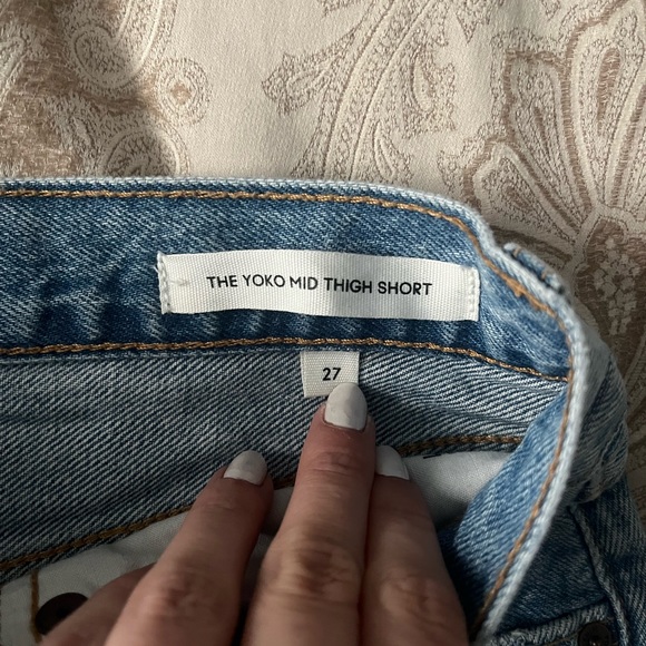 SOLD Denim Forum (Aritzia) jean shorts - Picture 3 of 5